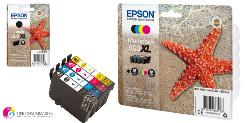 CARTOUCHES JET D'ENCRE POUR EPSON